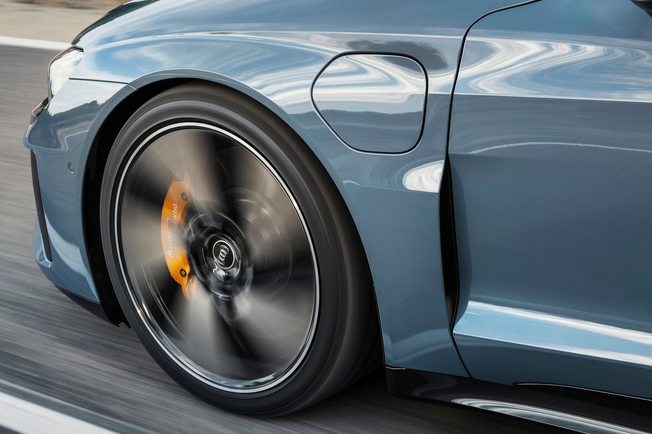 Audi utiliza aluminio sostenible en la fabricación de las llantas del e-tron GT