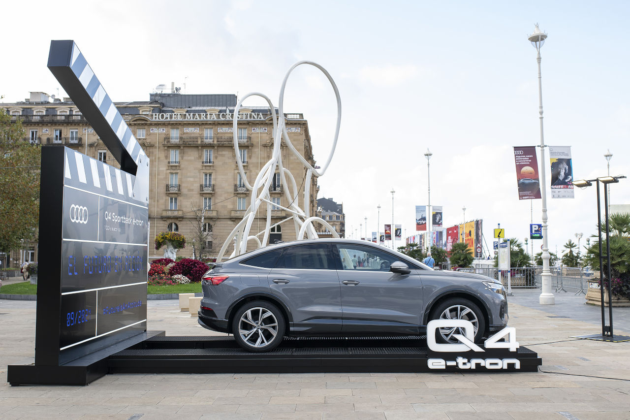 El Audi Q4 e-tron, protagonista en el Festival de San Sebastián