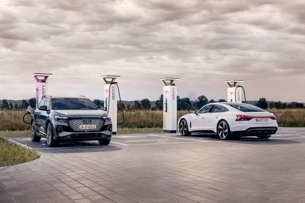 Audi refuerza su infraestructura de recarga a través de IONITY: 5.000 nuevos puntos de carga rápida en 2025