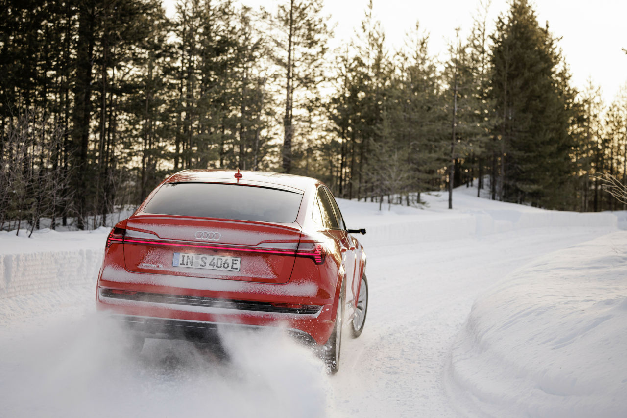 Audi tiene un circuito secreto para pruebas invernales en Laponia