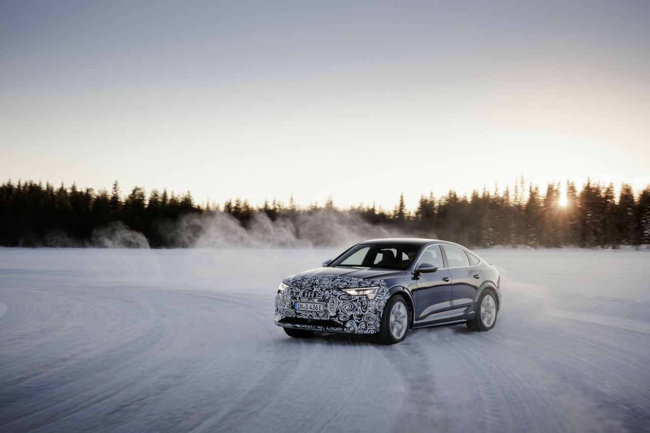 Audi tiene un circuito secreto para pruebas invernales en Laponia
