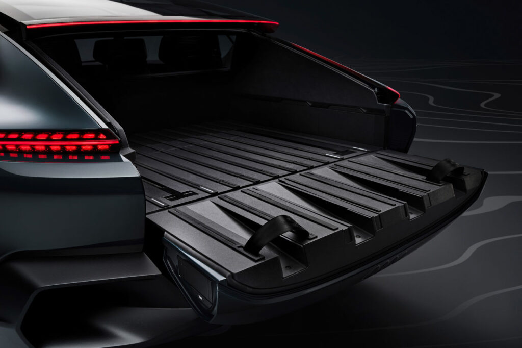 Audi activesphere concept: el SUV eléctrico de lujo que se transforma en un pick-up