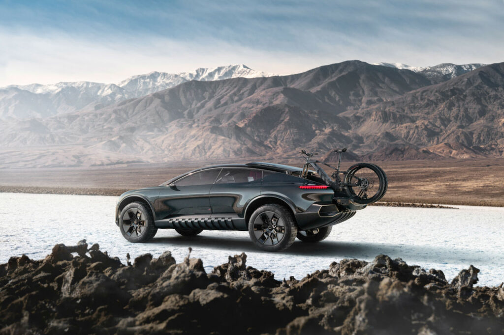 Audi activesphere concept: el SUV eléctrico de lujo que se transforma en un pick-up