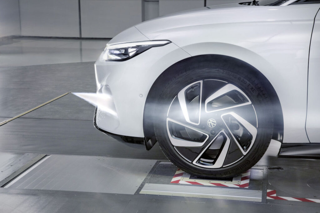 La excelente aerodinámica del Volkswagen ID.7 es la clave de sus 700 kilómetros de autonomía