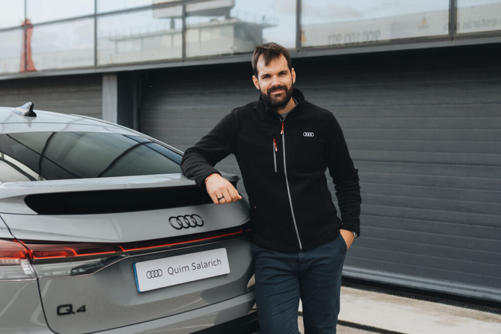 Los reyes de la nieve ya conducen su propio Audi Q4 Sportback e-tron