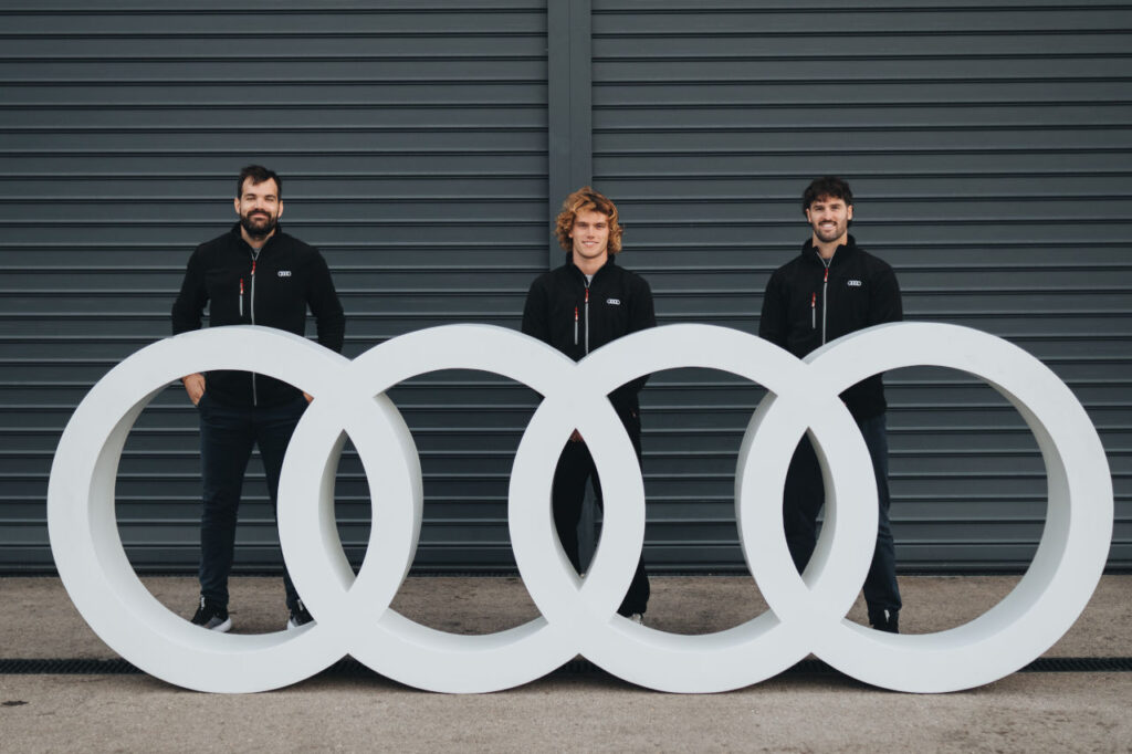 Los reyes de la nieve ya conducen su propio Audi Q4 Sportback e-tron