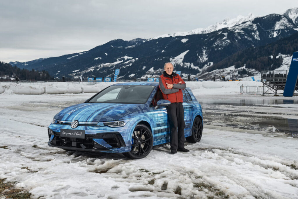 El nuevo Volkswagen Golf R se luce sobre el hielo y la nieve en la Ice Race
